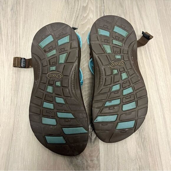 Chaco Sandals Girls 2 Z/1 Blue Double Strap Outdoor - Picture 7 of 7